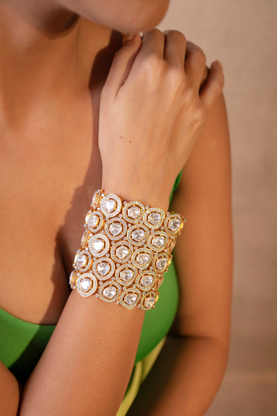 Polki Stone Bracelet