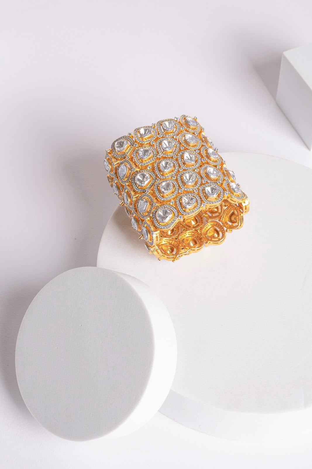 luxury Polki Stone Bracelet