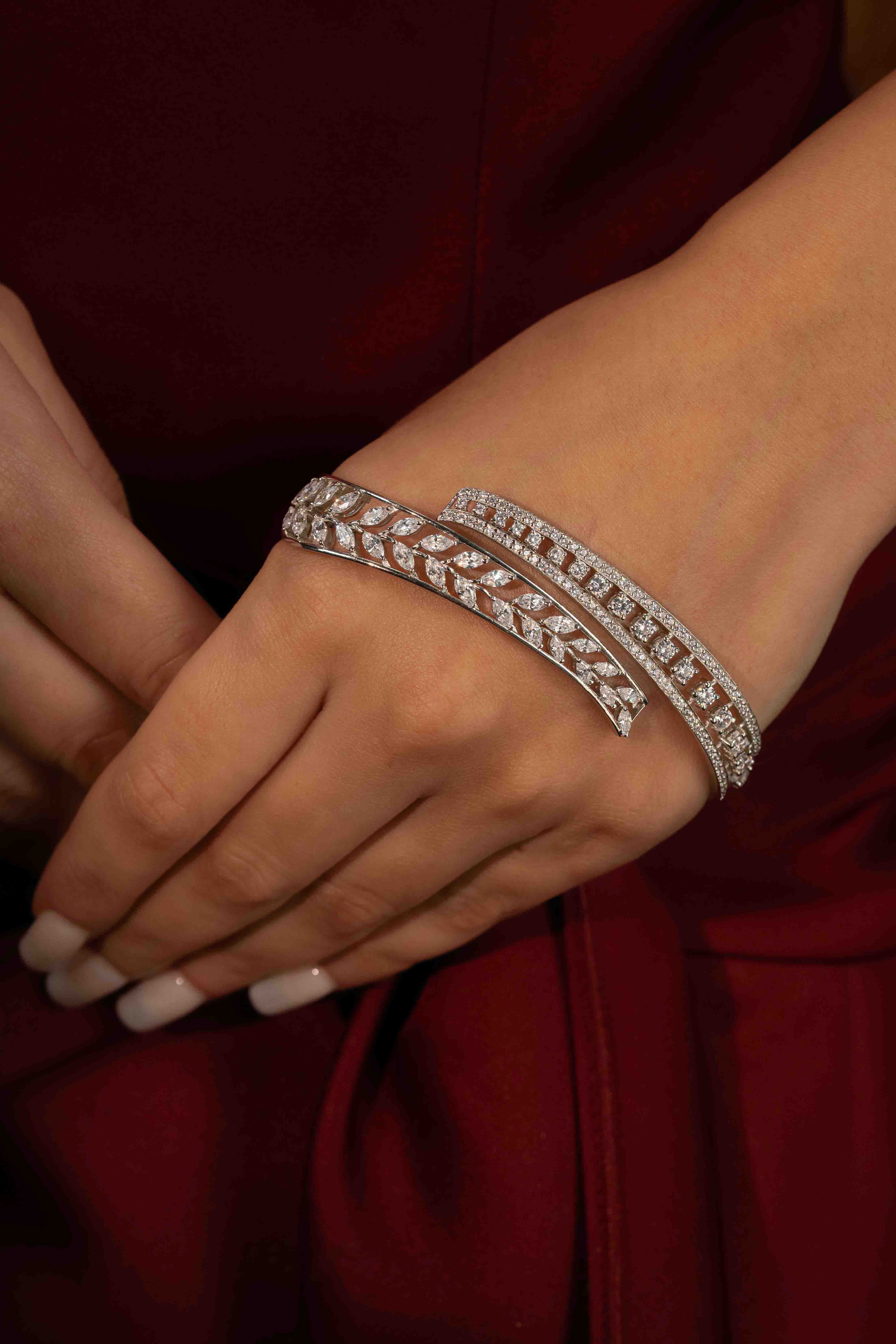 Dual Harmony Diamond Bracelet