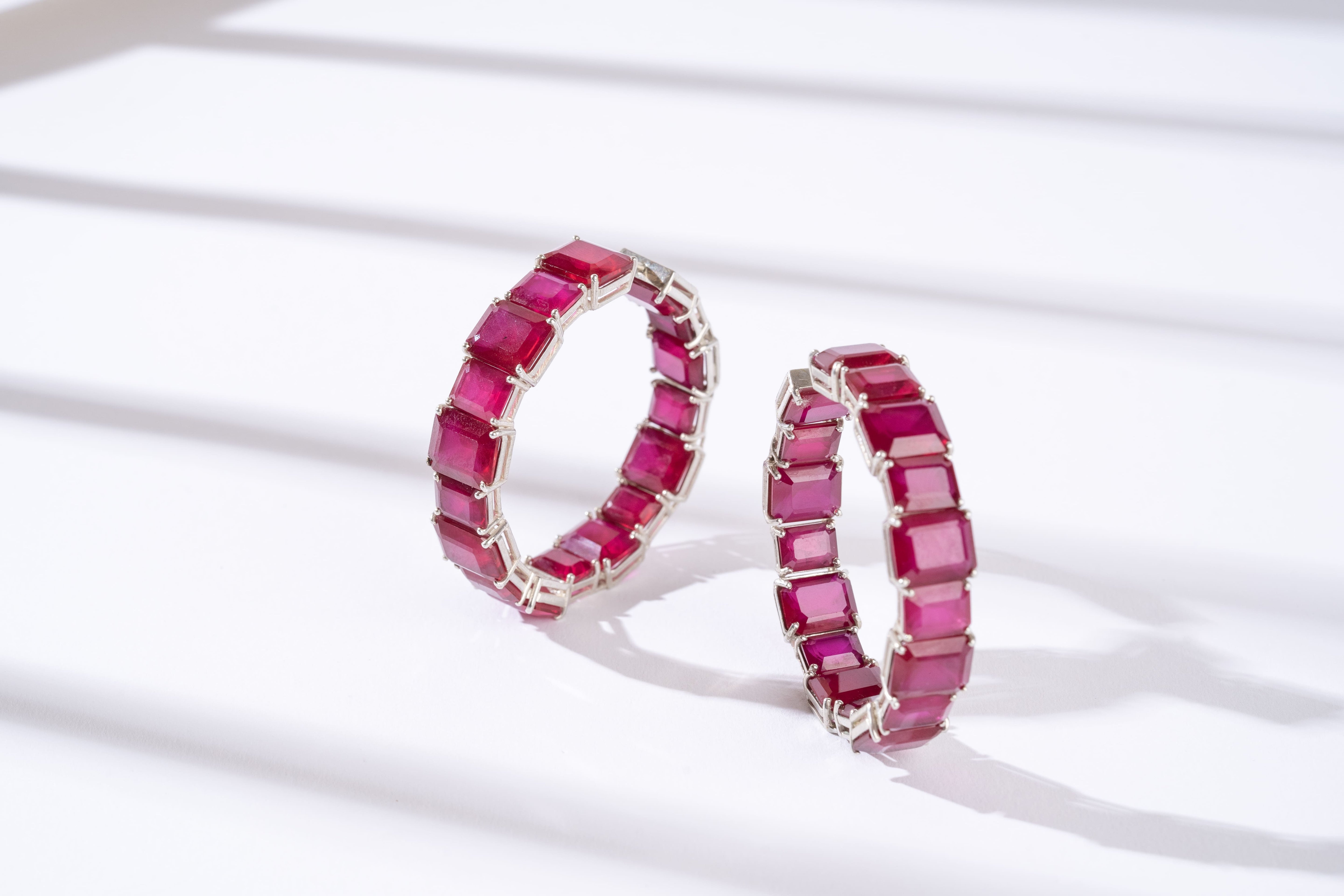 shop ruby earrings