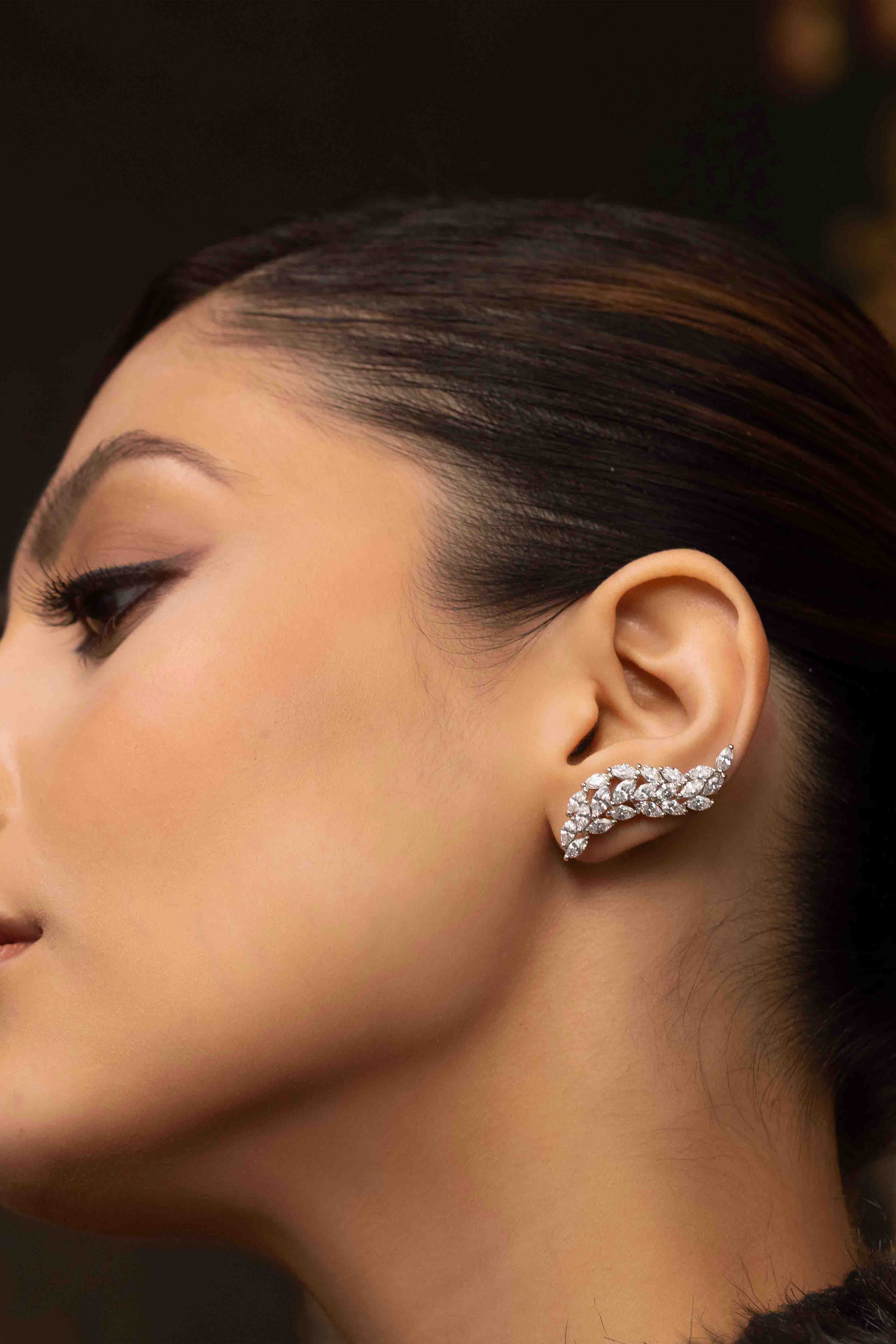 Regal Bloom Ear Climber