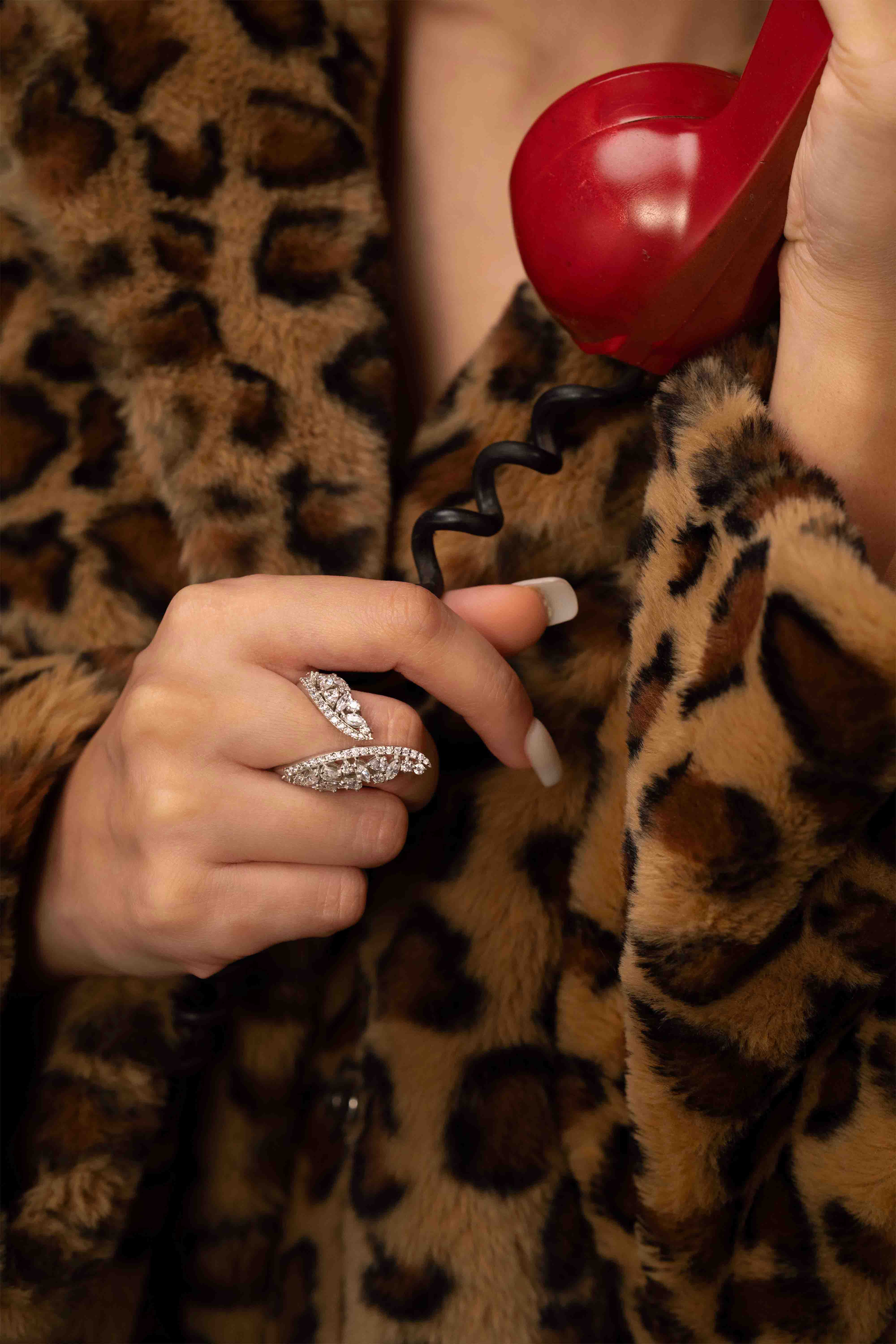 Enchanted Waves Hand Ring