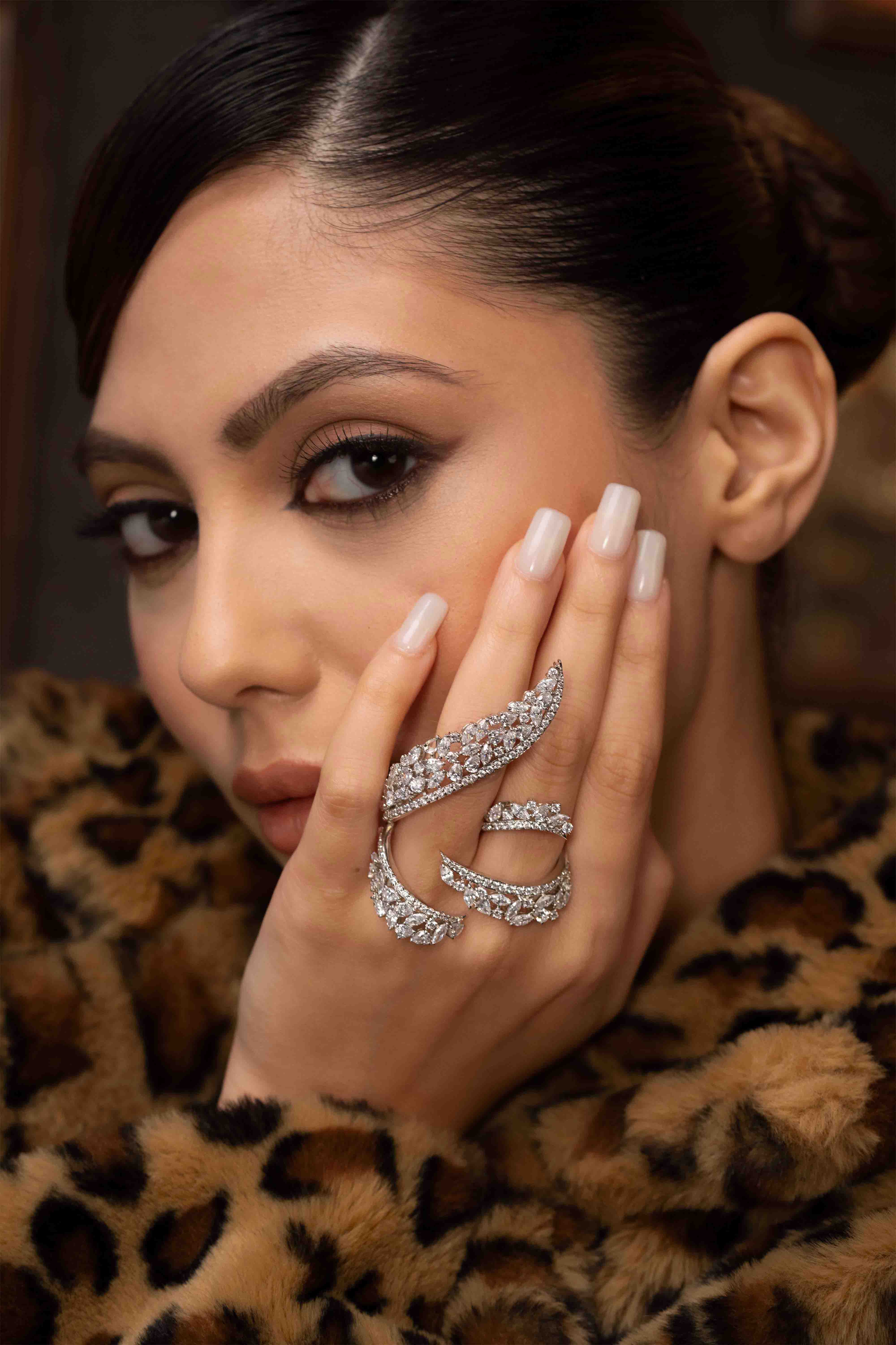 Enchanted Waves Hand Ring