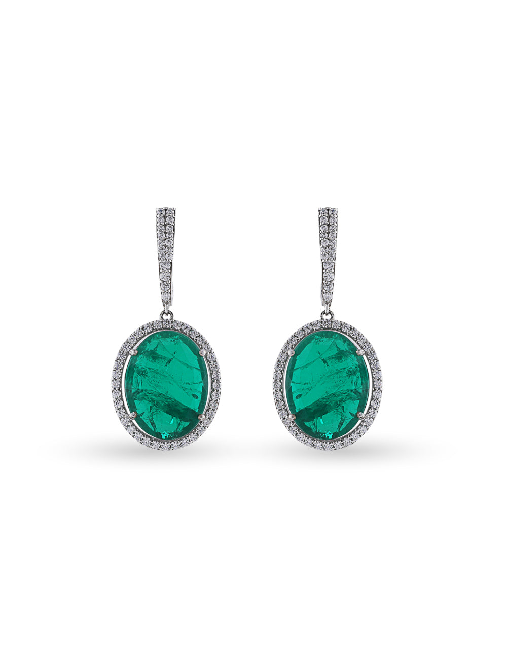 emerald Danglers