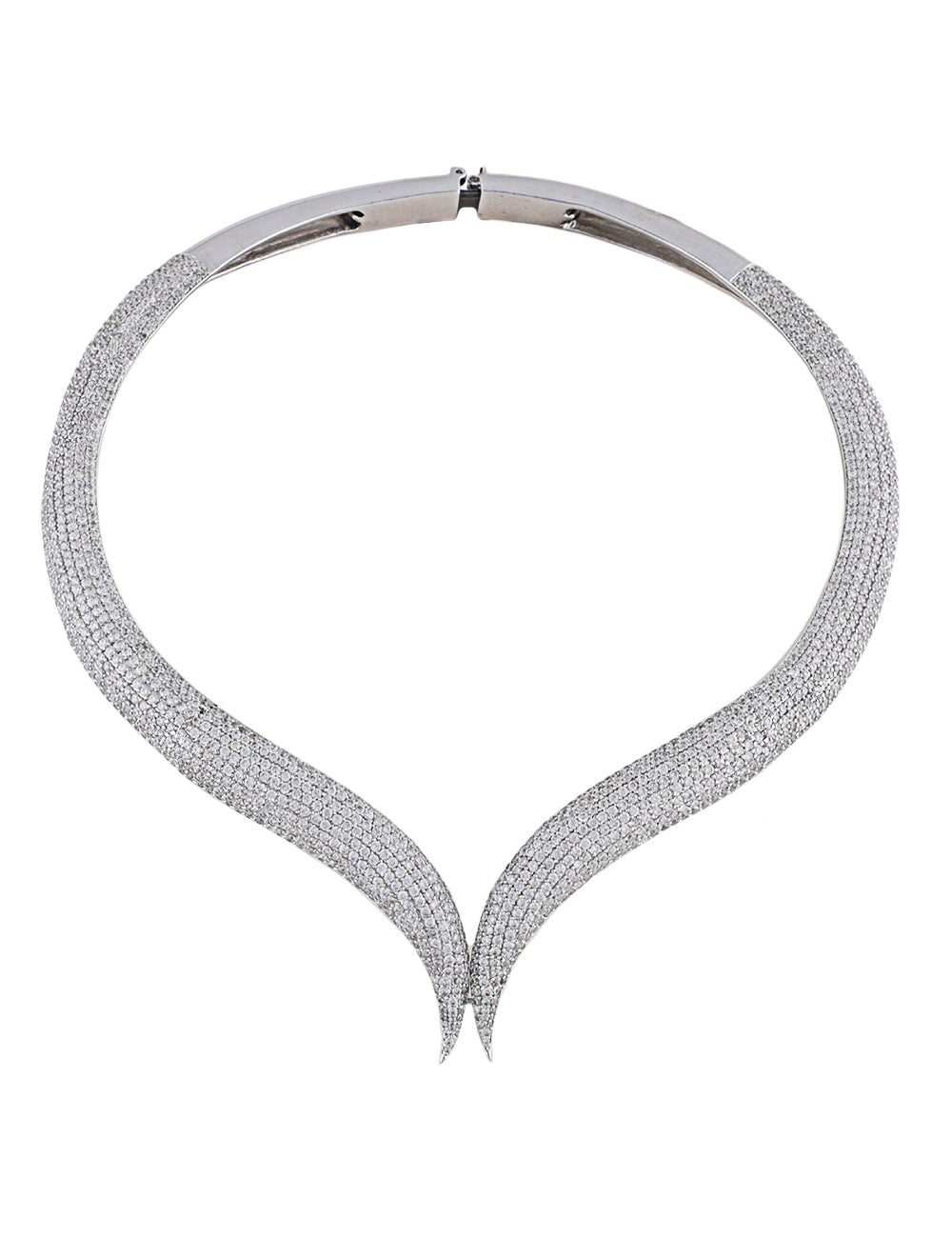 diamond choker necklace