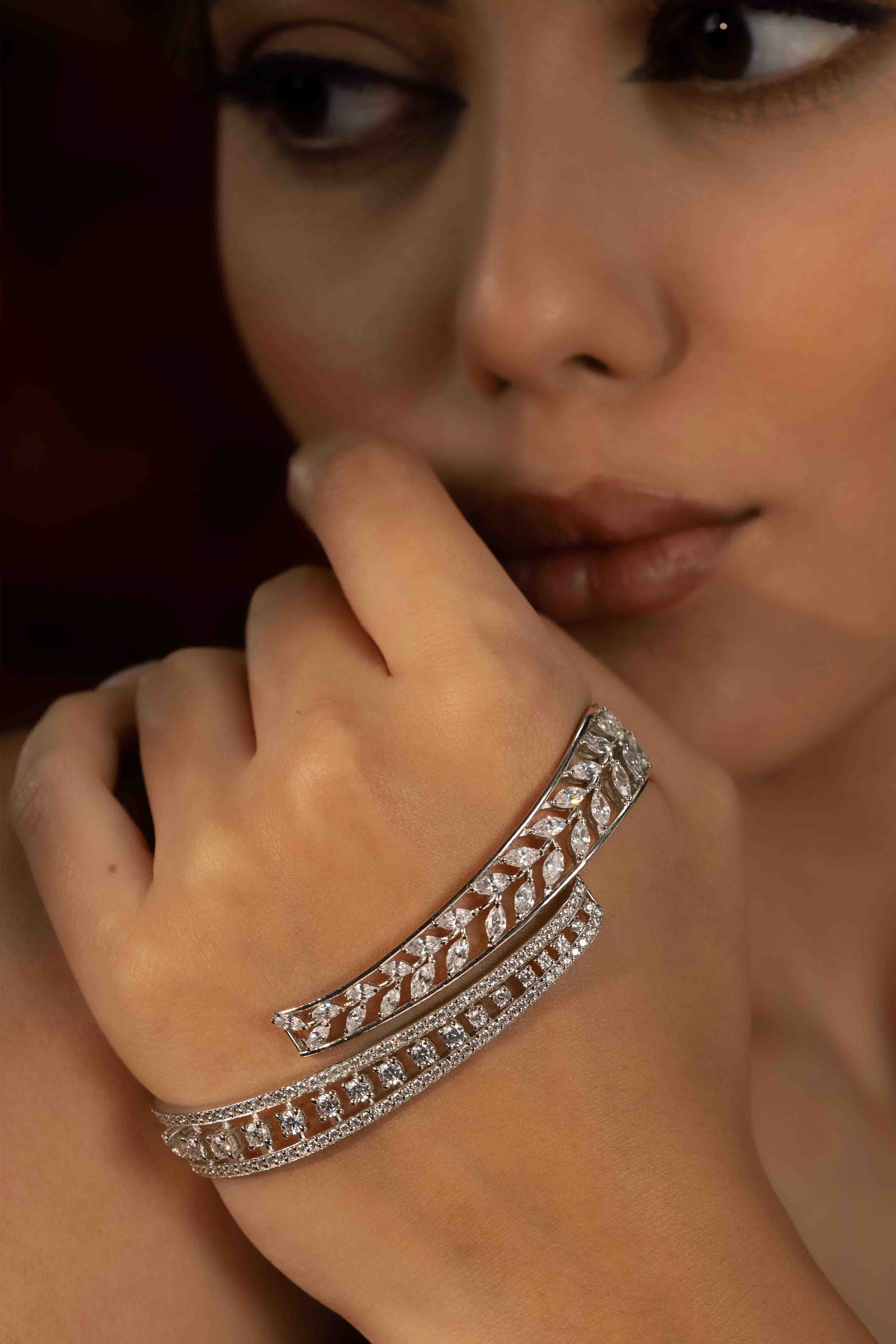 Dual Harmony Diamond Bracelet