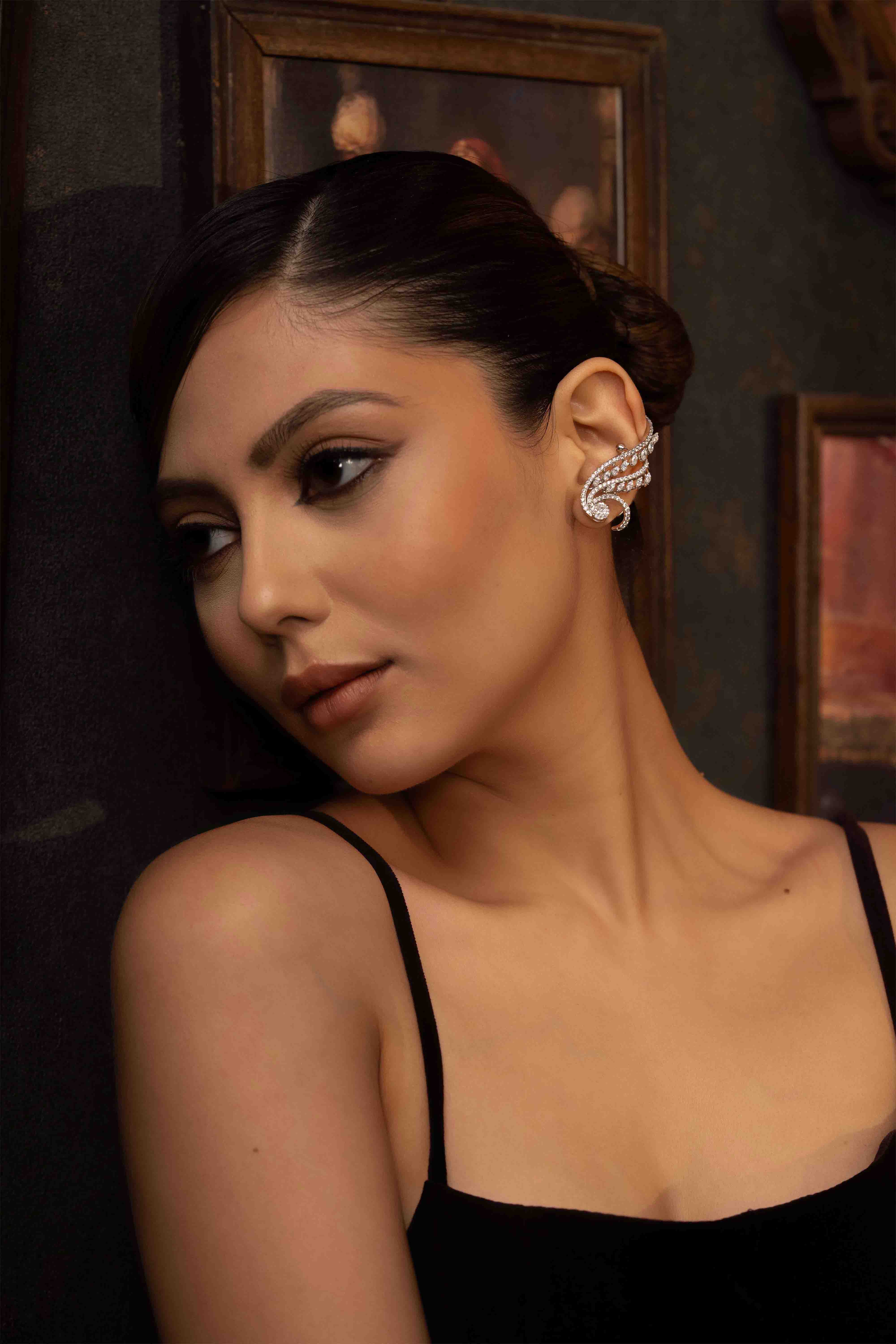 Diamond Cascade Earcuff