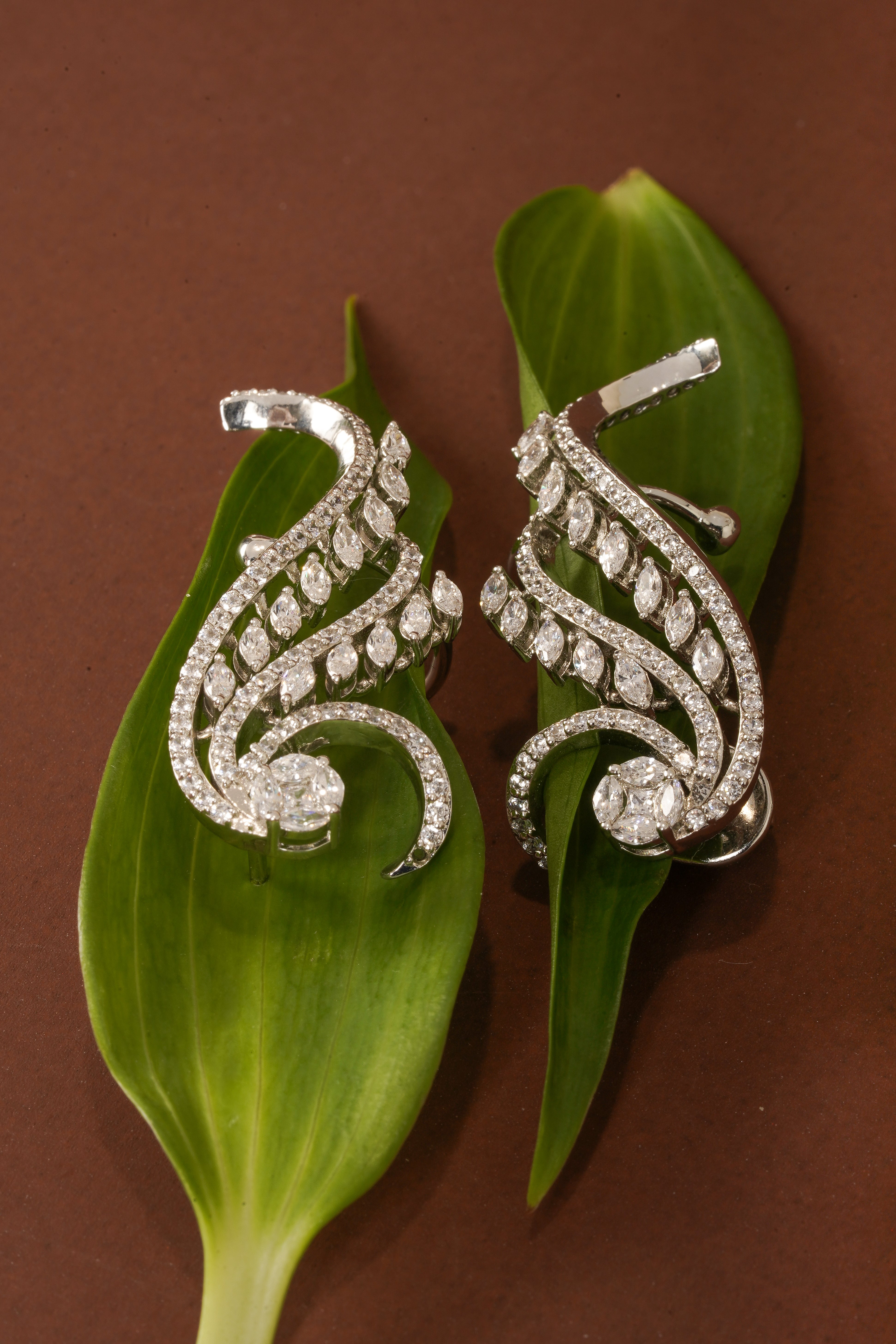 Diamond Cascade Earcuff