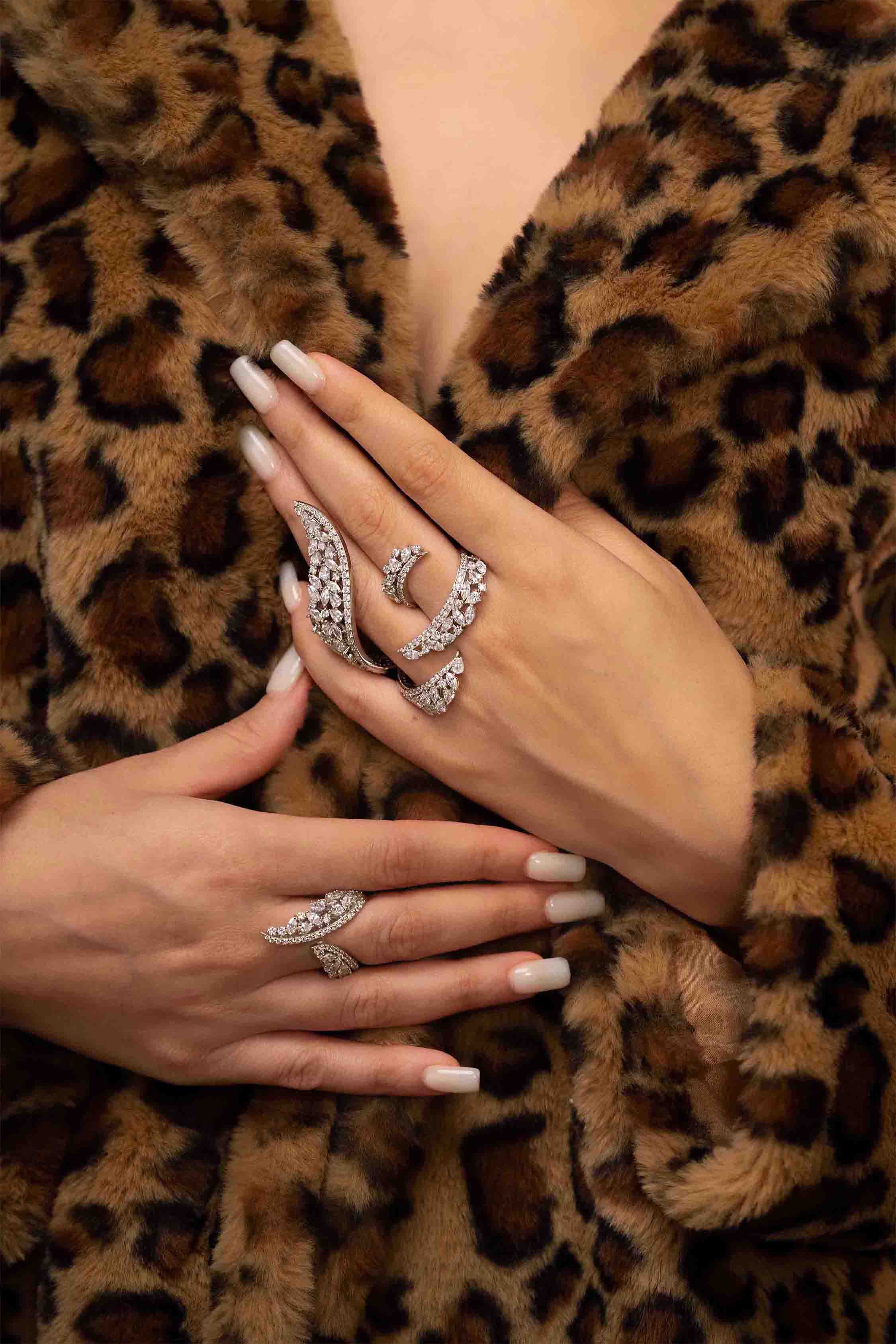 Enchanted Waves Hand Ring